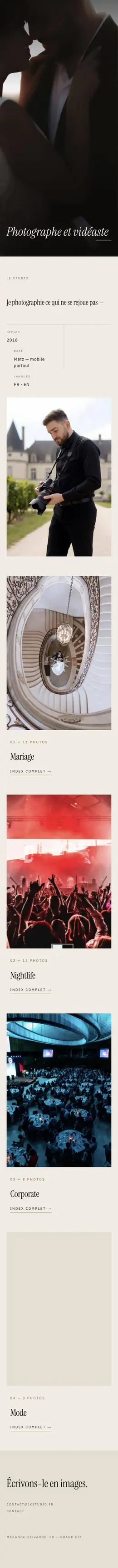 jkstudio.fr on a phone