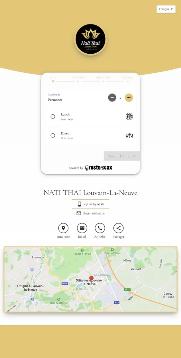 Restomax Book on a tablet